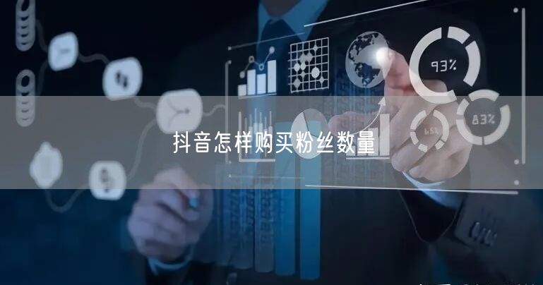 抖音怎样购买粉丝数量
