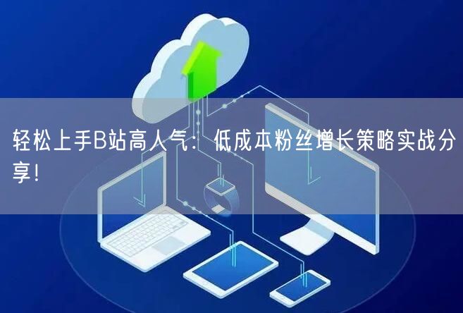 轻松上手B站高人气：低成本粉丝增长策略实战分享！