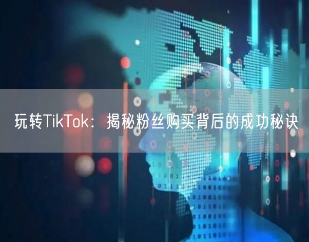 玩转TikTok：揭秘粉丝购买背后的成功秘诀