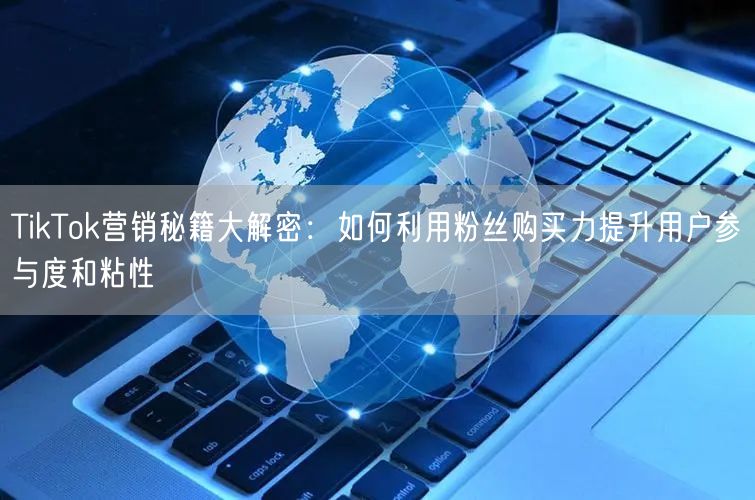 TikTok营销秘籍大解密：如何利用粉丝购买力提升用户参与度和粘性