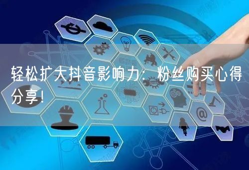 轻松扩大抖音影响力：粉丝购买心得分享！