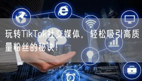 玩转TikTok社交媒体，轻松吸引高质量粉丝的秘诀！