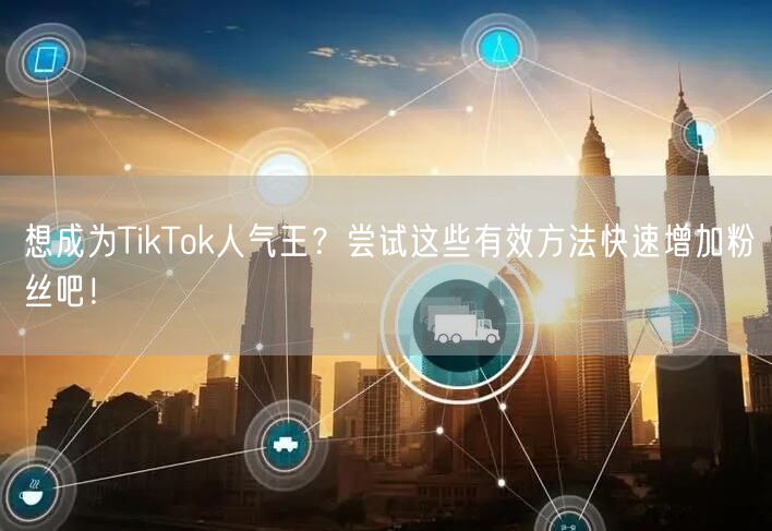 想成为TikTok人气王？尝试这些有效方法快速增加粉丝吧！