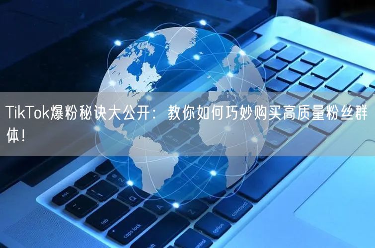 TikTok爆粉秘诀大公开：教你如何巧妙购买高质量粉丝群体！