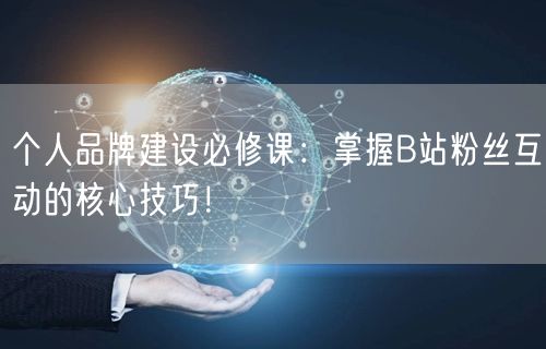 个人品牌建设必修课：掌握B站粉丝互动的核心技巧！
