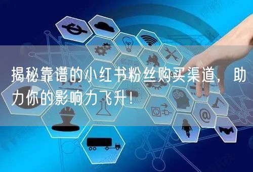 揭秘靠谱的小红书粉丝购买渠道，助力你的影响力飞升！