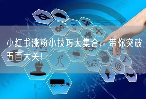 小红书涨粉小技巧大集合，带你突破五百大关！
