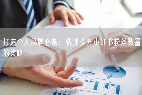 打造个人品牌必备：快速提升小红书粉丝数量的策略！