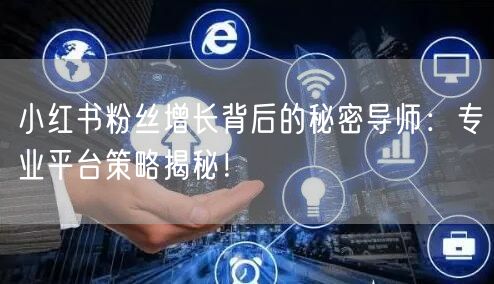 小红书粉丝增长背后的秘密导师：专业平台策略揭秘！