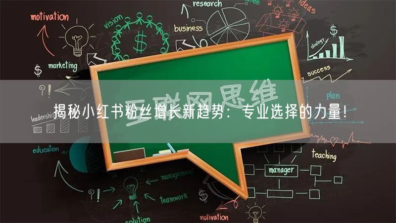 揭秘小红书粉丝增长新趋势：专业选择的力量！