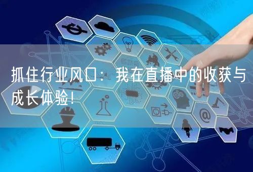 抓住行业风口：我在直播中的收获与成长体验！