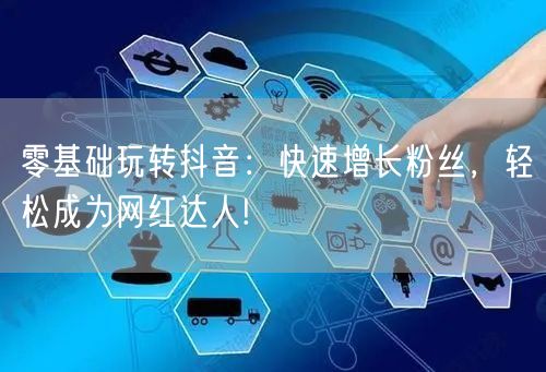 零基础玩转抖音：快速增长粉丝，轻松成为网红达人!