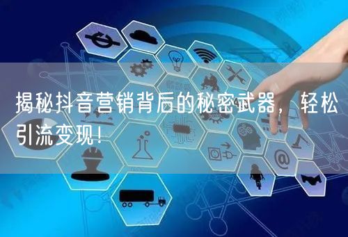 揭秘抖音营销背后的秘密武器，轻松引流变现！