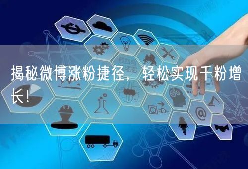 揭秘微博涨粉捷径，轻松实现千粉增长！