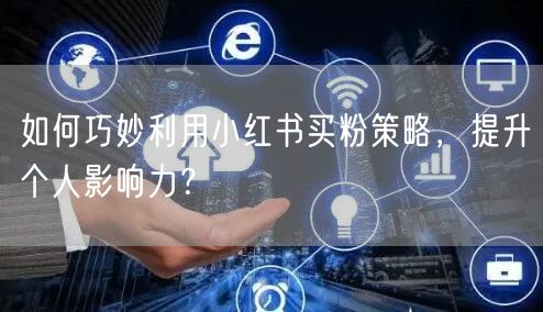 如何巧妙利用小红书买粉策略，提升个人影响力？