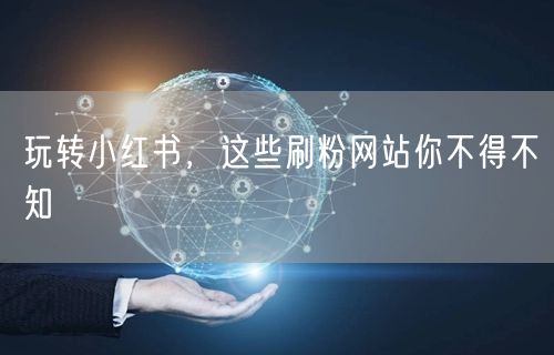 玩转小红书，这些刷粉网站你不得不知