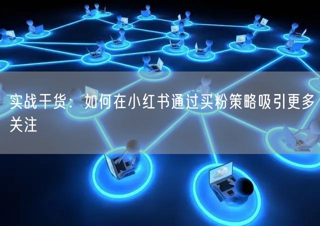 实战干货：如何在小红书通过买粉策略吸引更多关注