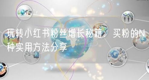 玩转小红书粉丝增长秘籍：买粉的N种实用方法分享