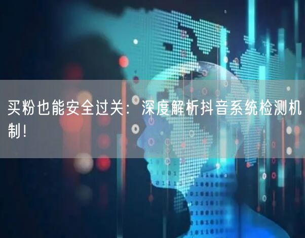 买粉也能安全过关：深度解析抖音系统检测机制！
