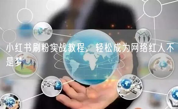 小红书刷粉实战教程，轻松成为网络红人不是梦
