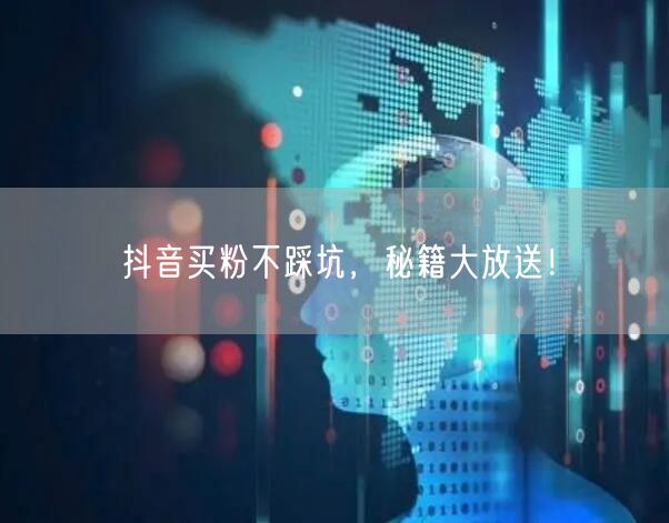 抖音买粉不踩坑，秘籍大放送！ 