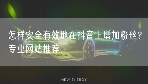 怎样安全有效地在抖音上增加粉丝？专业网站推荐