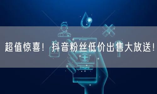 超值惊喜！抖音粉丝低价出售大放送！