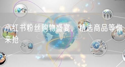 小红书粉丝购物盛宴，精选商品等你来抢