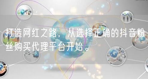 打造网红之路,从选择正确的抖音粉丝购买代理平台开始。