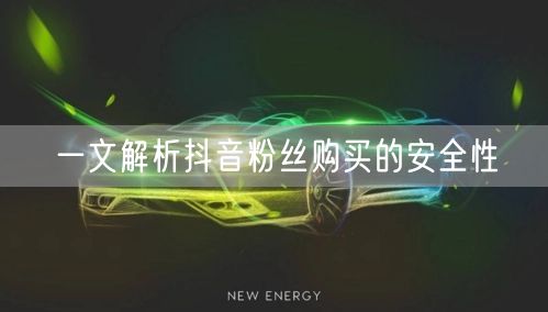 一文解析抖音粉丝购买的安全性